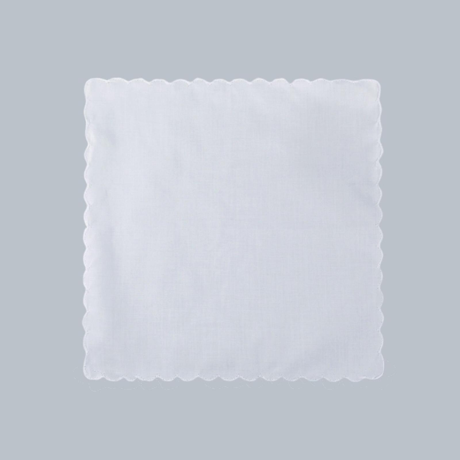 Handkerchief Cotton Men - 6 szt. bawełnianych chusteczek do nosa
