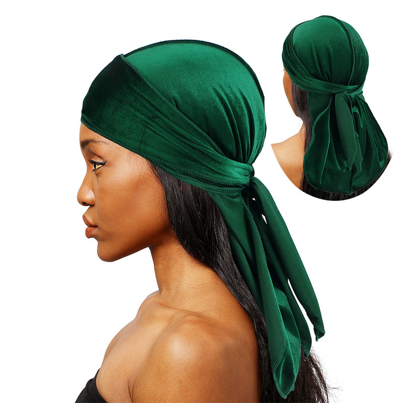 Bandana Doo Rag - Unisex mężczyźni kobiety aksamitne Durags chustka
