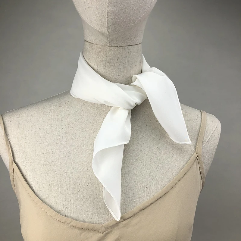 Scarf Silk Square - Nowy damski jedwabny szalik kwadratowy szalik