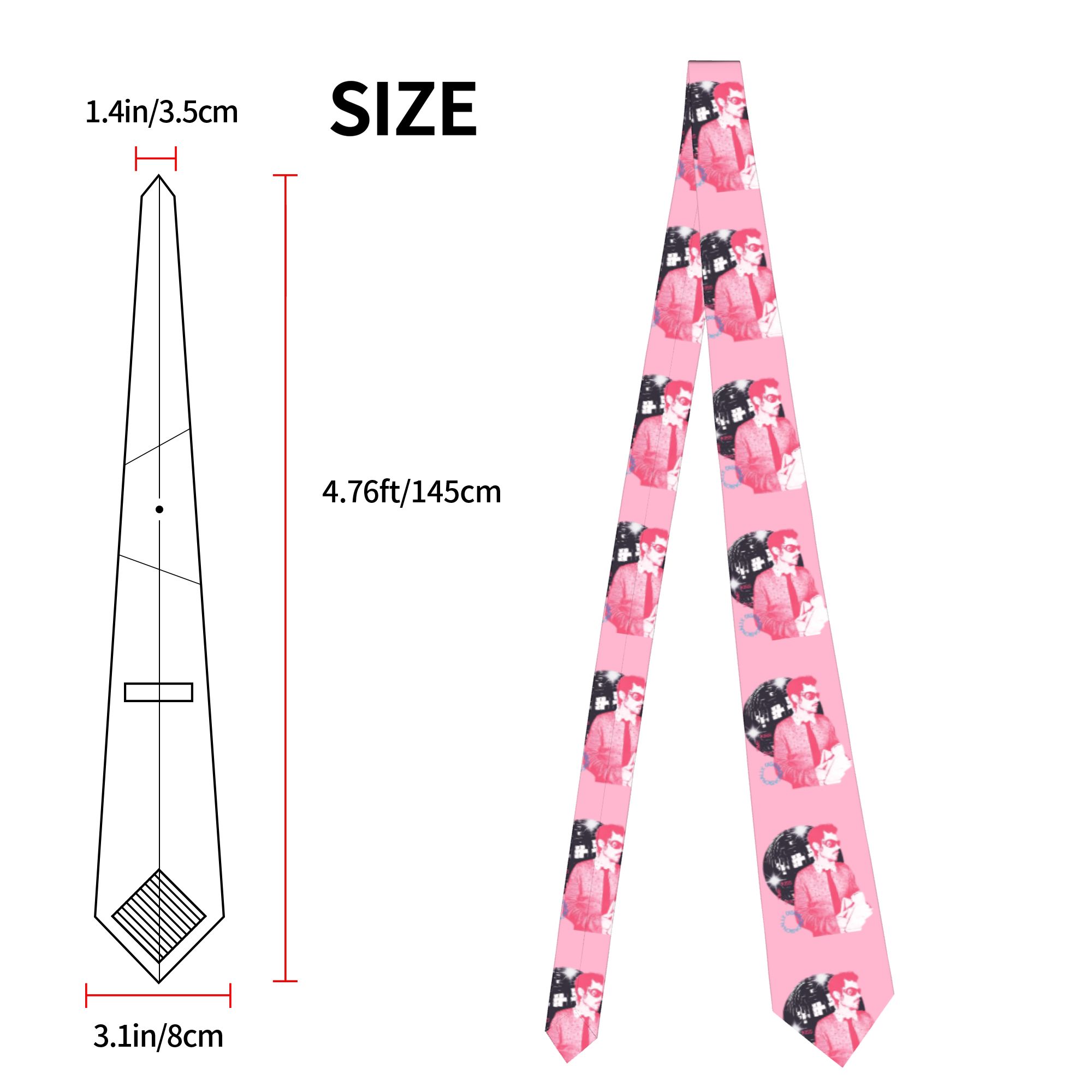 Krawat Harry Styles Kiss All T – Skinny Tie Men recenzja i cena