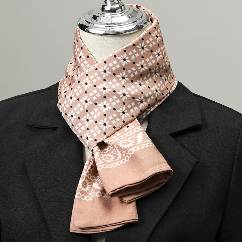 Męski szalik imitujący jedwab, – Ascot Neck Scarf recenzja i cena